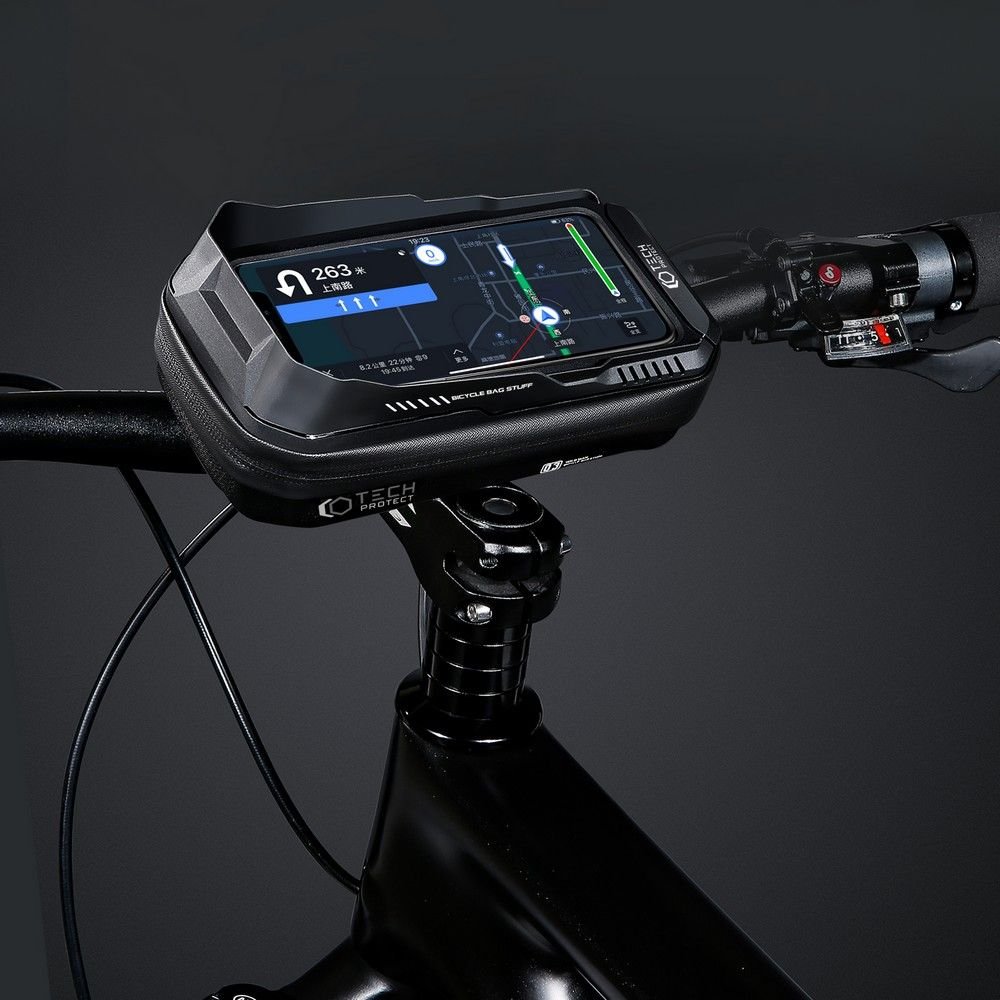 Tech - Protect XT3 Bike Mount Universal Τσάντα Αποθήκευσης για Τιμόνι Ποδηλάτου - 0,6L - Black
