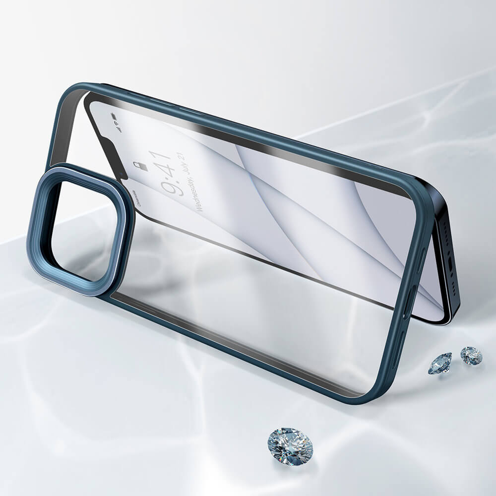Baseus Crystal Hard Σκληρή Θήκη για iPhone 13 Pro - Blue - ARJT000703