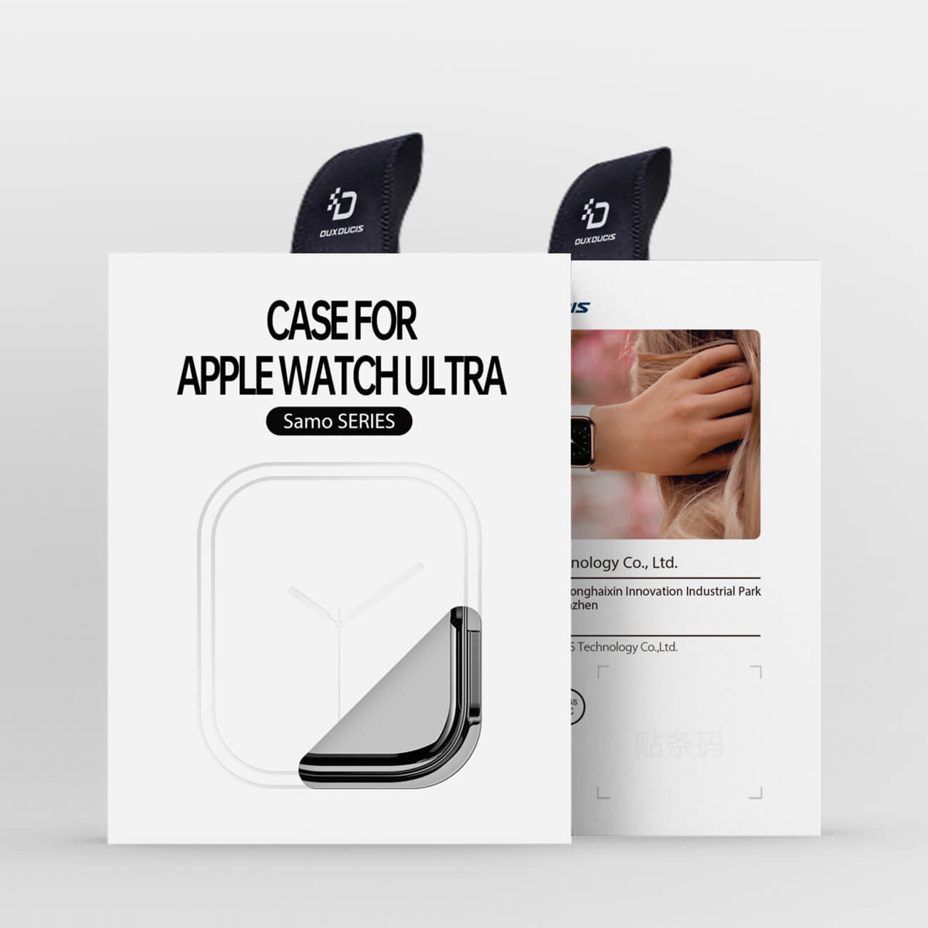 Dux Ducis Θήκη Apple Watch Ultra (1/2/3) - 49mm Samo Case Σιλικόνης - Black