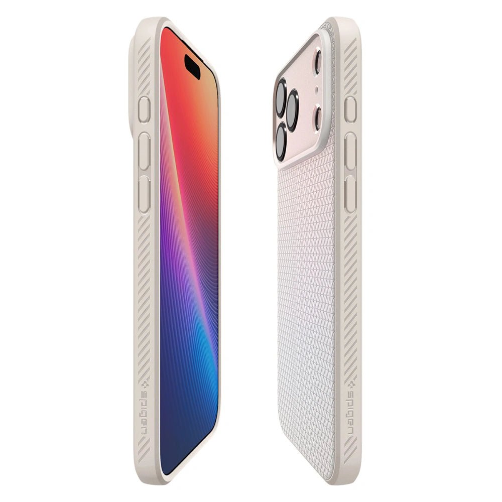 Spigen iPhone 17 Pro - Liquid Air - Θήκη Σιλικόνης - Natural Titanium