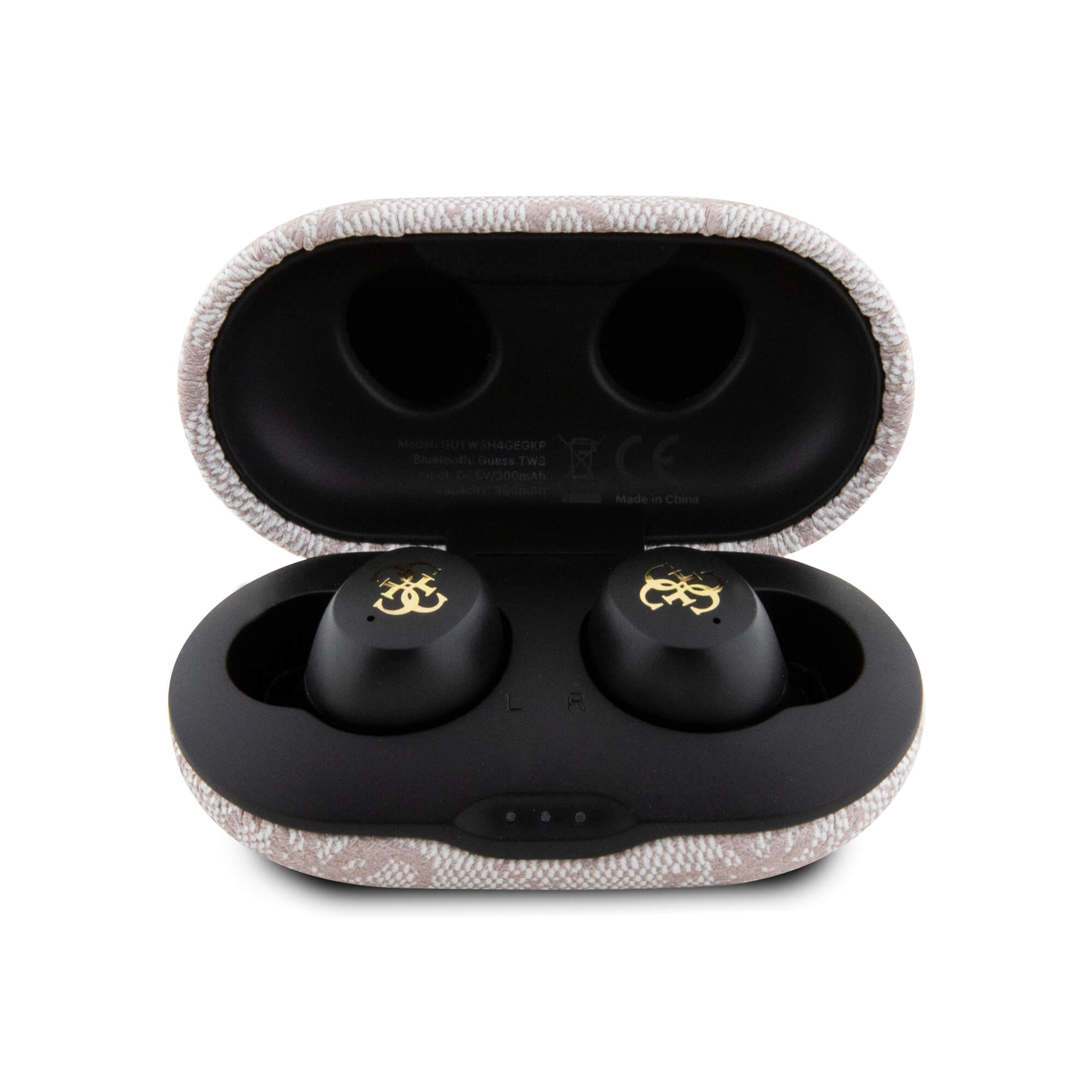 Guess 4G Metal Logo - Bluetooth 5.3 - Ασύρματα ακουστικά για Κλήσεις / Μουσική - Pink