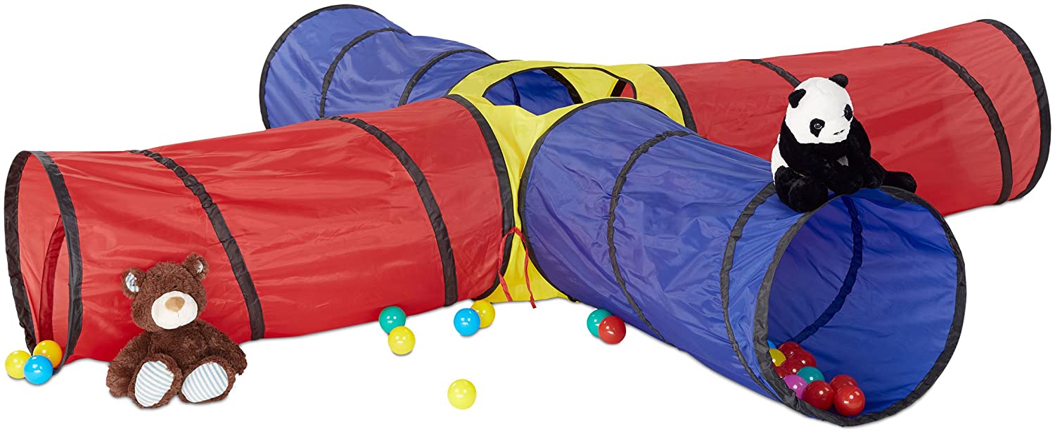 Relaxdays XXL Παιδικό Παιχνίδι Τούνελ - Multi - Coloured - 4052025224677