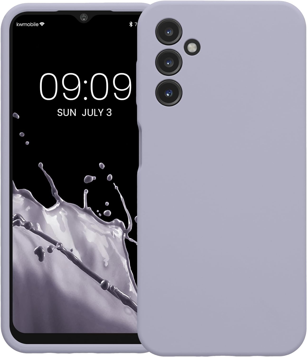 KW Samsung Galaxy A14 5G Θήκη Σιλικόνης Rubberized TPU - Pastel Lavender