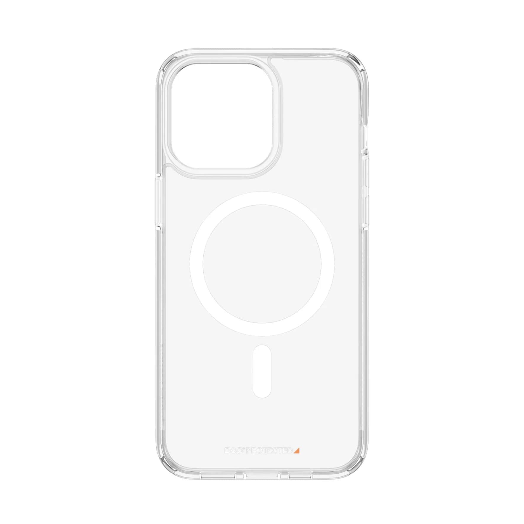 PanzerGlass iPhone 15 Pro Max Σκληρή Θήκη με Πλαίσιο Σιλικόνης και MagSafe - Διάφανη