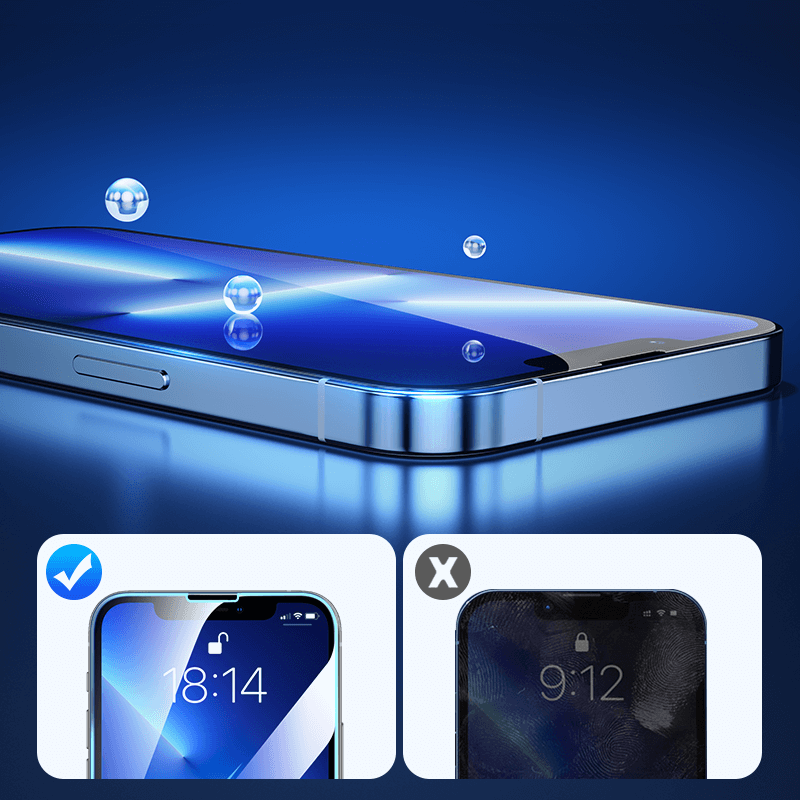 Joyroom iPhone 13 / 13 Pro 9H Tempered Glass Σετ με 2 Αντιχαρακτικά Γυαλιά Οθόνης με Κιτ Τοποθέτησης - Clear - JR - PF936