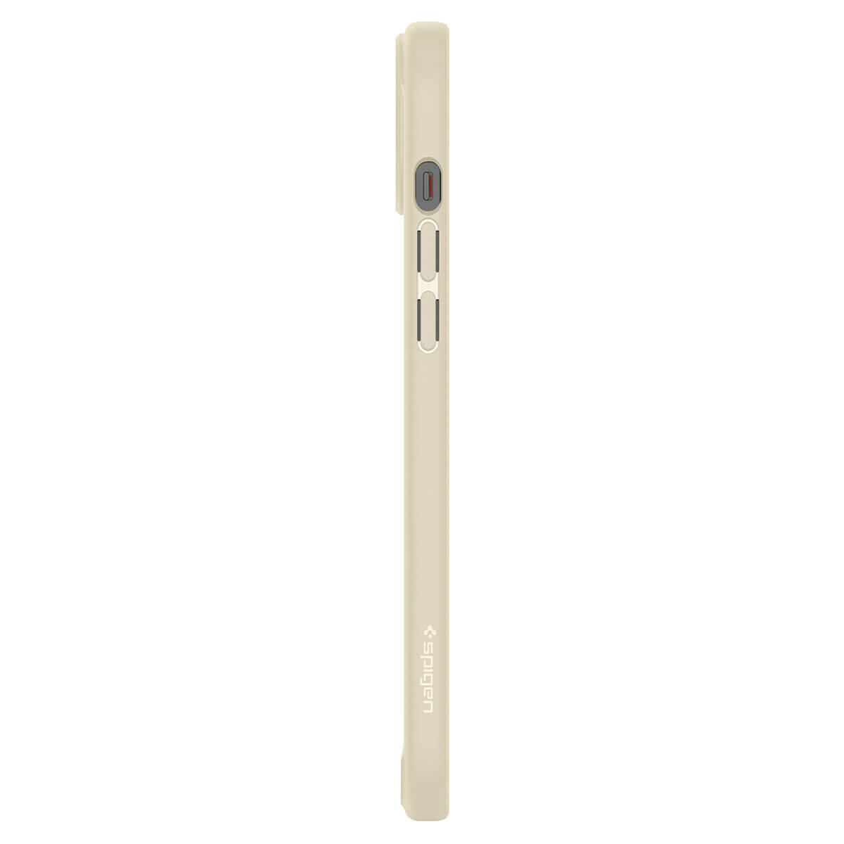 Spigen iPhone 15 Plus Crystal Hybrid Σκληρή Θήκη με Πλαίσιο Σιλικόνης - Beige