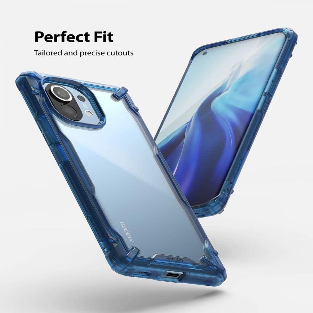 Ringke Xiaomi Mi 11 Fusion X Σκληρή Θήκη με Πλαίσιο Σιλικόνης - Space Blue