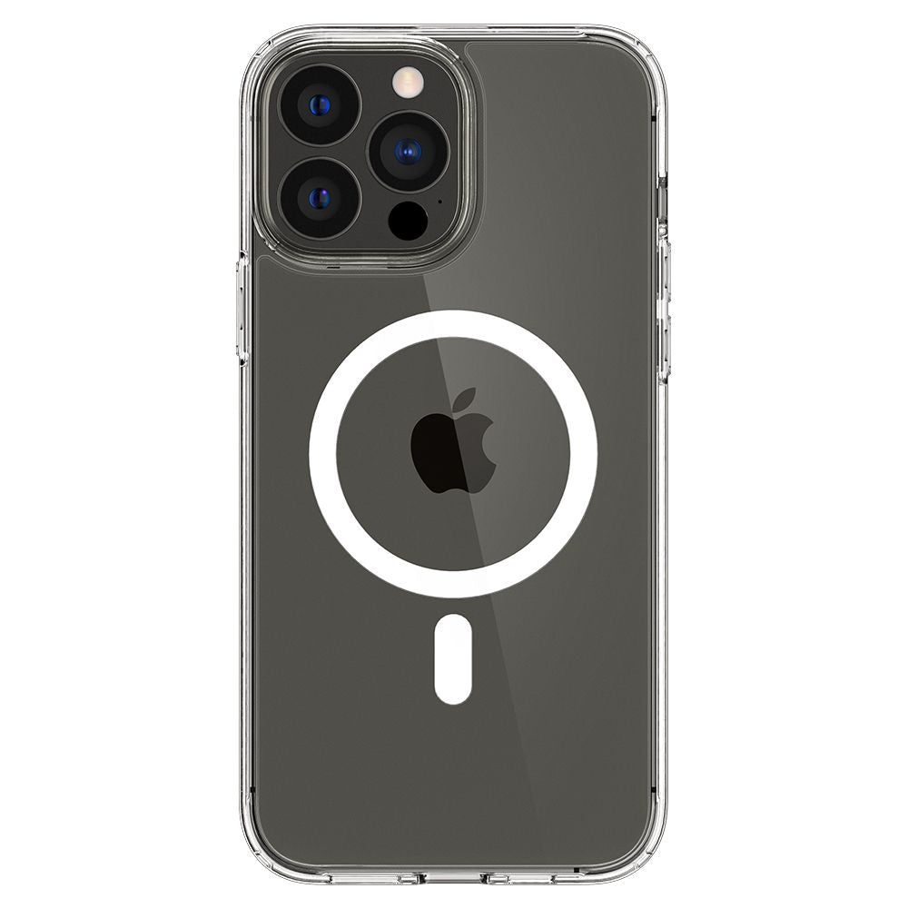 Spigen iPhone 13 Pro Ultra Hybrid Mag Σκληρή Θήκη με Πλαίσιο Σιλικόνης Και MagSafe - White / Clear