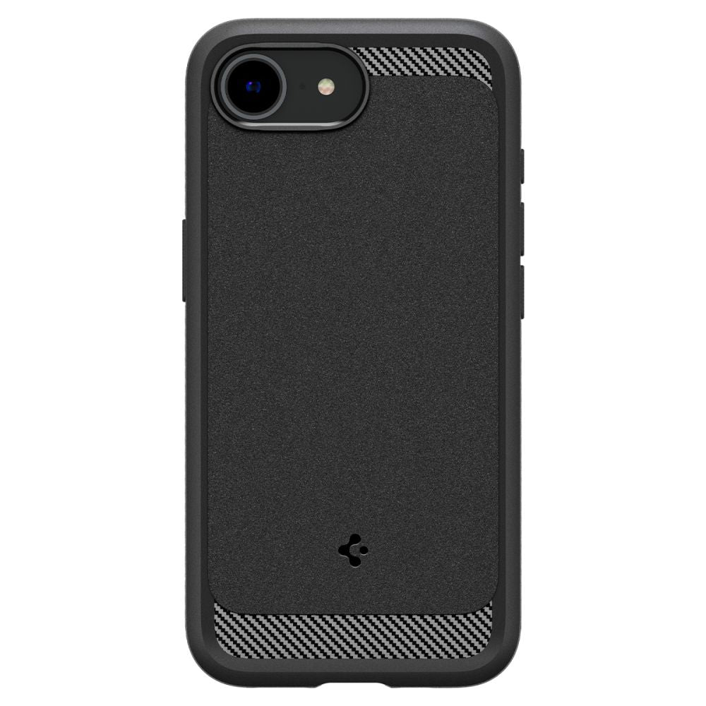 Spigen iPhone 16e Rugged Armor Mag Θήκη TPU με MagSafe - Matte Black