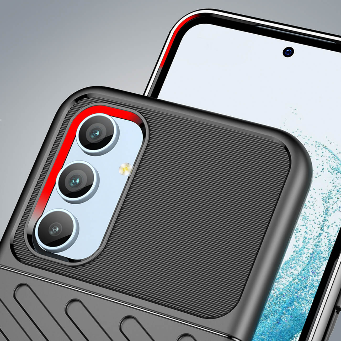 OEM Samsung Galaxy A54 5G Θήκη Thunder Tough Rugged Armor - Black