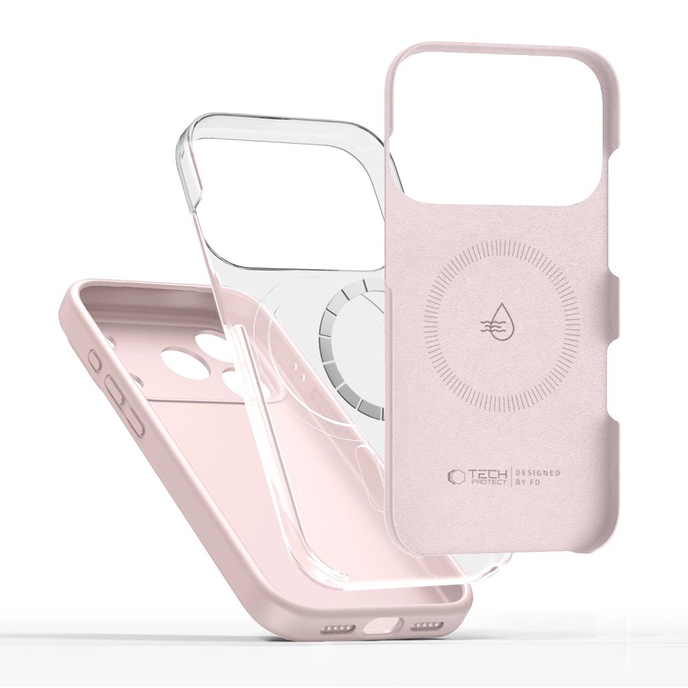 Tech - Protect iPhone 17 Pro Max Silicone MagSafe Θήκη Σιλικόνης - Pink Pearl