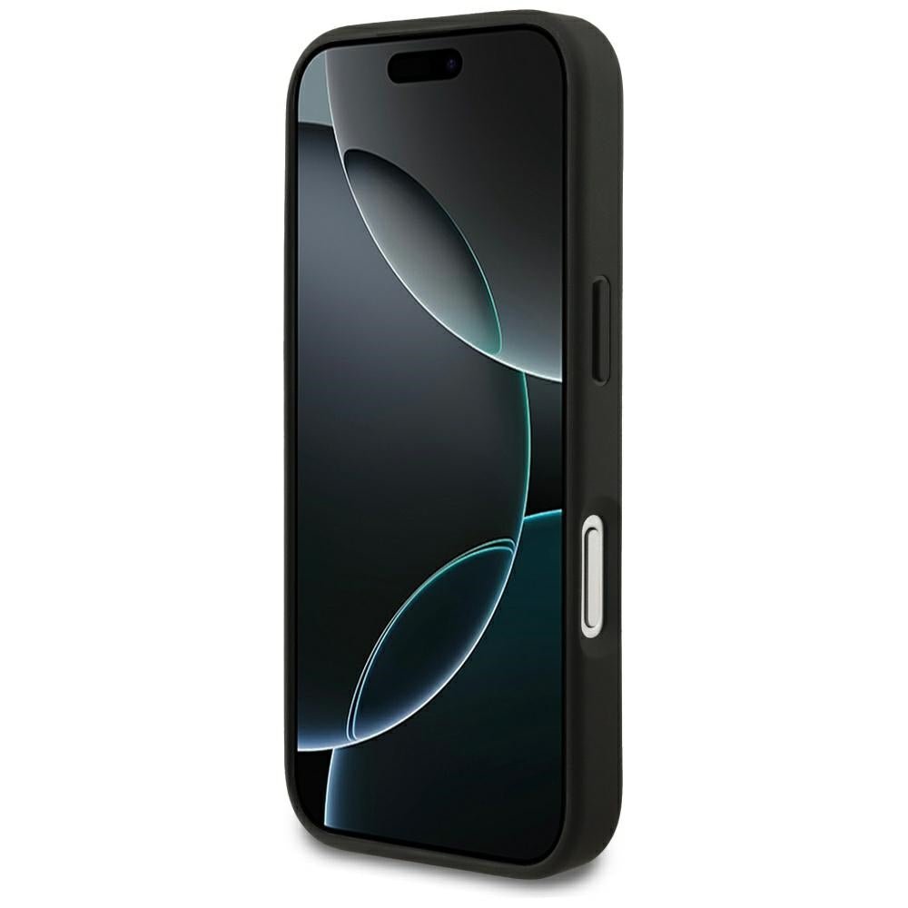 Lacoste iPhone 17 Pro / iPhone 18 Pro - Σκληρή Θήκη με Πλαίσιο Σιλικόνης - Petit Pique Lacquer Logo MagSafe - Black