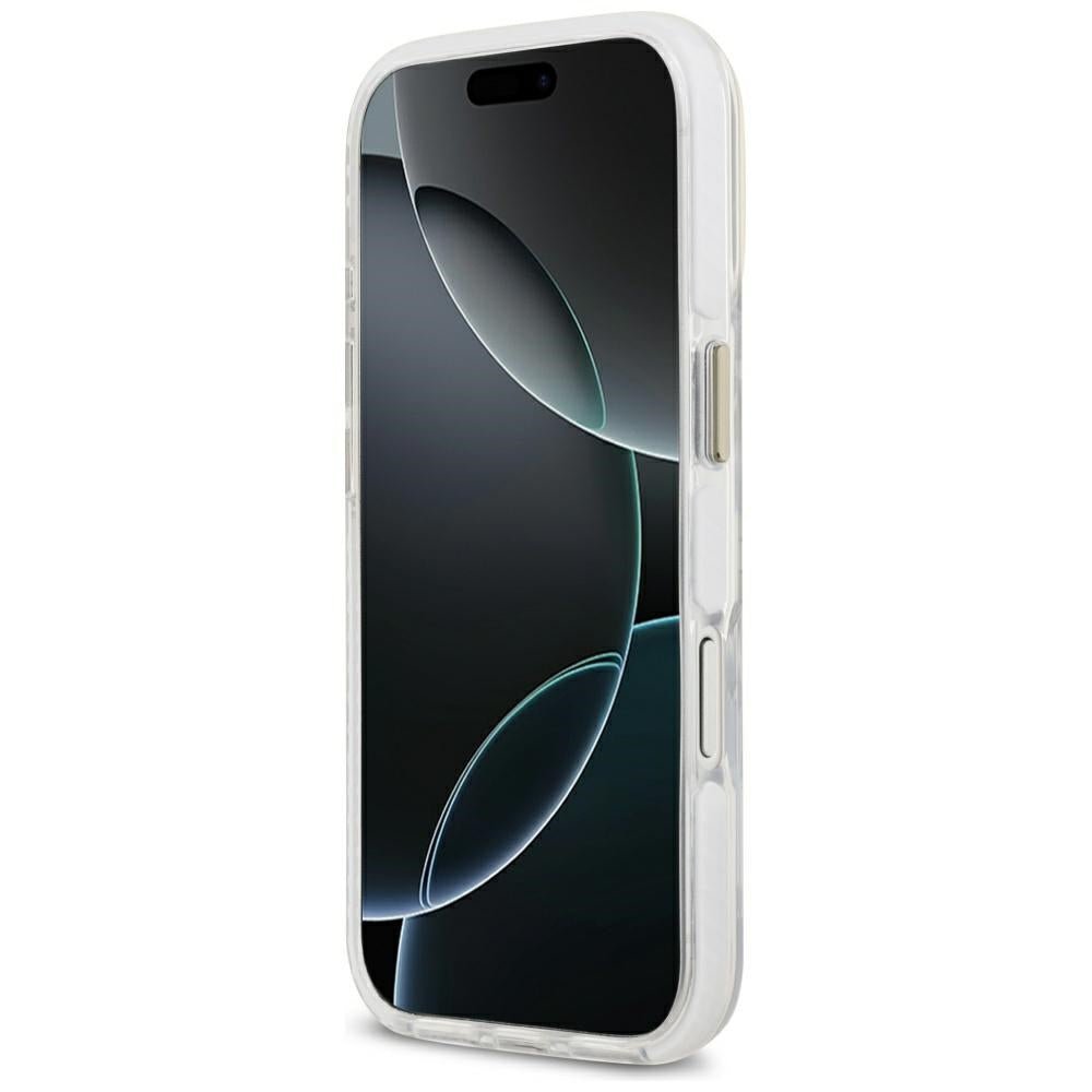 Lacoste iPhone 17 Pro / iPhone 18 Pro - Σκληρή Θήκη με Πλαίσιο Σιλικόνης - Shockproof IML Shockproof Gold Logo MagSafe - Clear