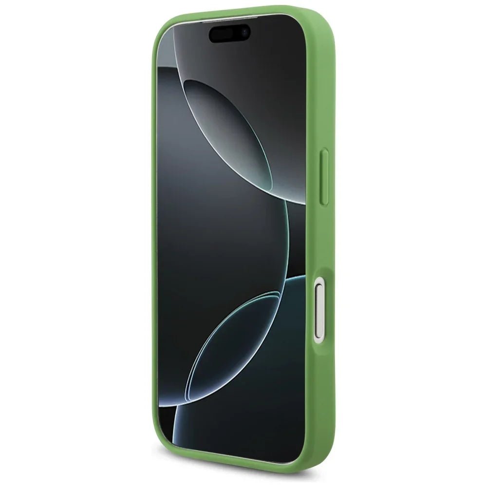 Lacoste iPhone 17 Pro - Petit Pique Lacquer Logo MagSafe - Σκληρή Θήκη με Πλαίσιο Σιλικόνης - Tarragon