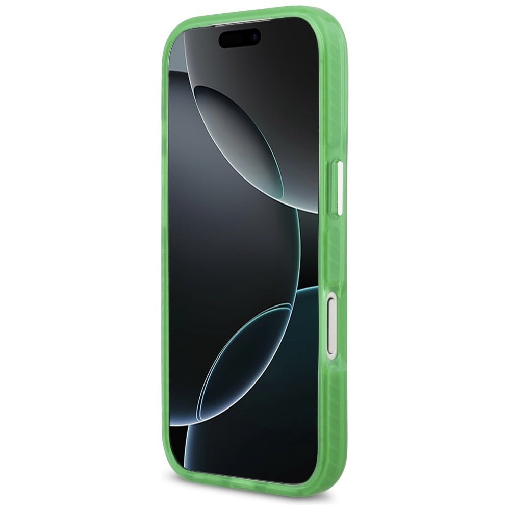 Lacoste iPhone 17 Pro - Σκληρή Θήκη με Πλαίσιο Σιλικόνης - Shockproof Transparent Frosted MagSafe - Green