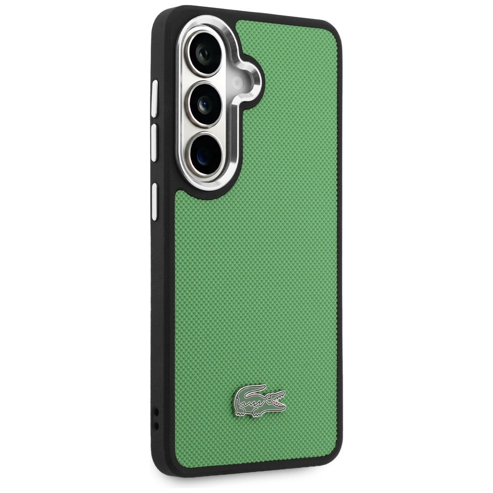 Lacoste Samsung Galaxy S26 Plus - Σκληρή Θήκη με Πλαίσιο Σιλικόνης - Full Wrap Petit Pique MagSafe - Green