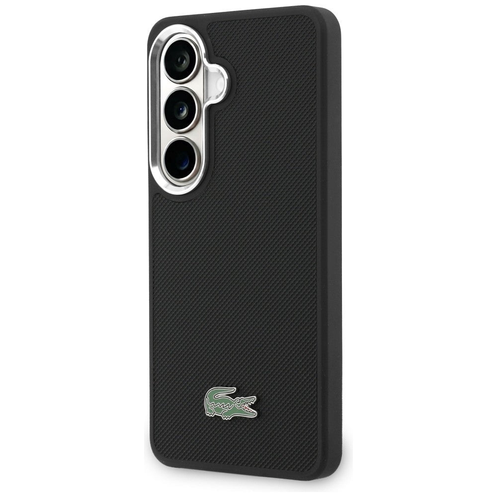 Lacoste Samsung Galaxy S26 - Σκληρή Θήκη με Πλαίσιο Σιλικόνης - Full Wrap Petit Pique MagSafe - Black