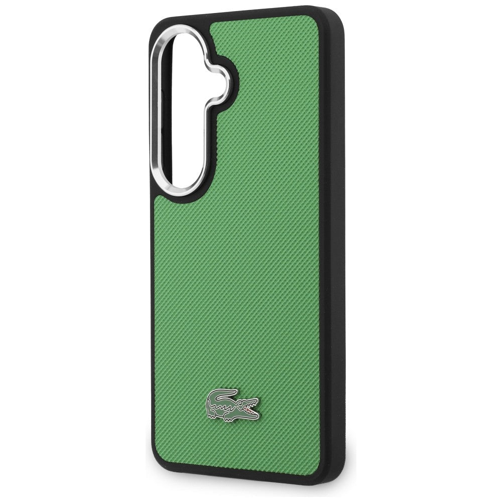 Lacoste Samsung Galaxy S26 - Σκληρή Θήκη με Πλαίσιο Σιλικόνης - Full Wrap Petit Pique MagSafe - Green