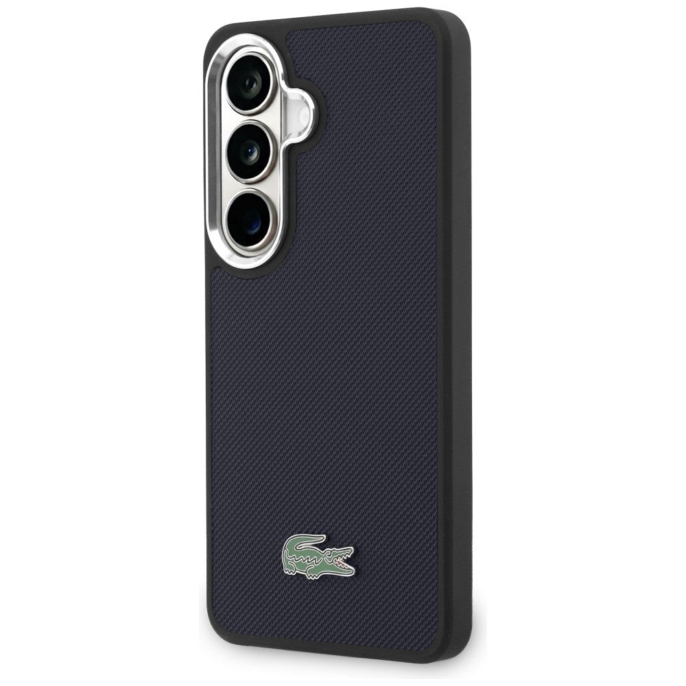 Lacoste Samsung Galaxy S26 - Σκληρή Θήκη με Πλαίσιο Σιλικόνης - Full Wrap Petit Pique MagSafe - Navy Blue