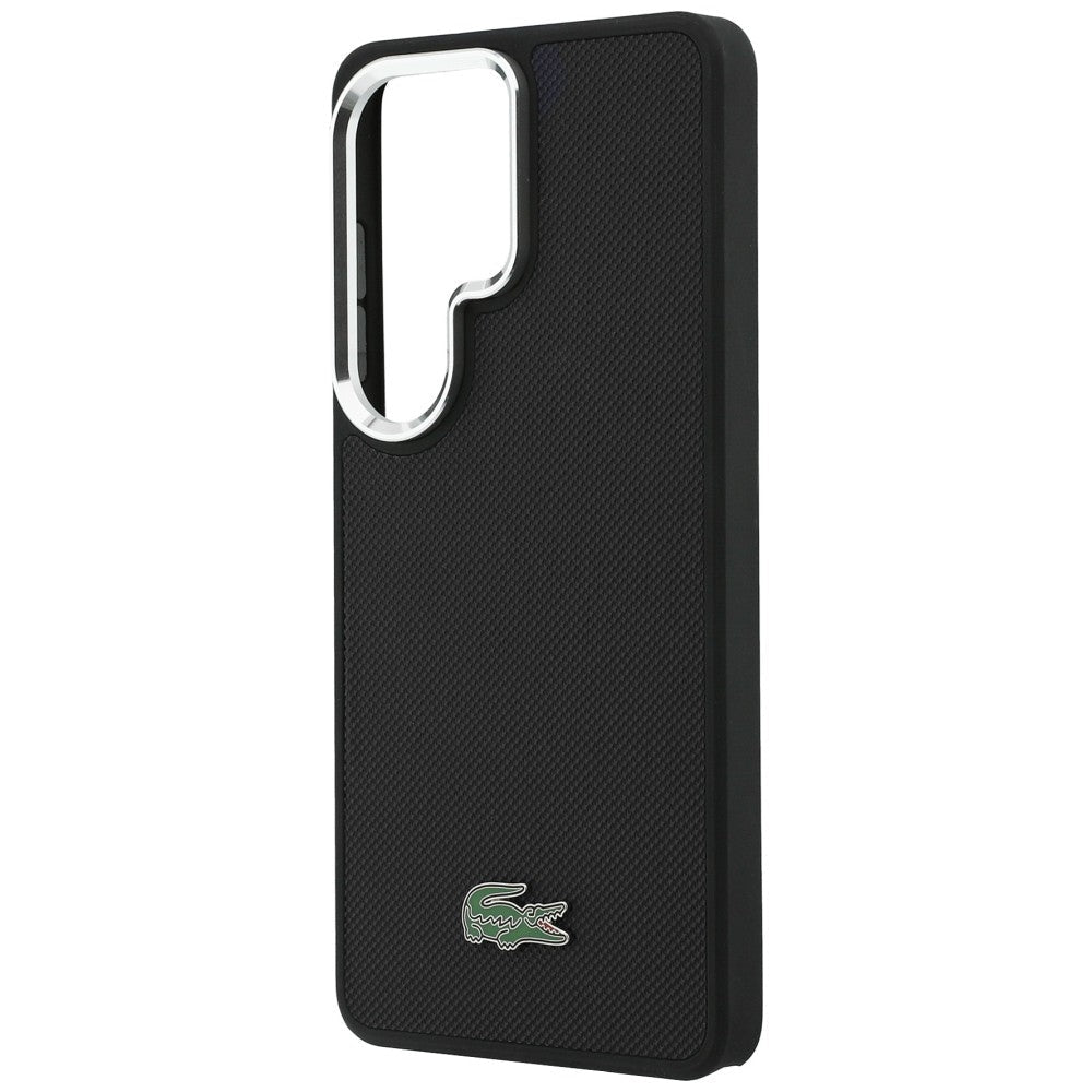 Lacoste Samsung Galaxy S26 Ultra - Σκληρή Θήκη με Πλαίσιο Σιλικόνης - Full Wrap Petit Pique MagSafe - Black