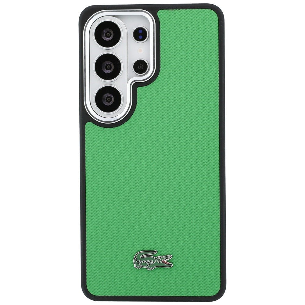 Lacoste Samsung Galaxy S26 Ultra - Σκληρή Θήκη με Πλαίσιο Σιλικόνης - Full Wrap Petit Pique MagSafe - Green