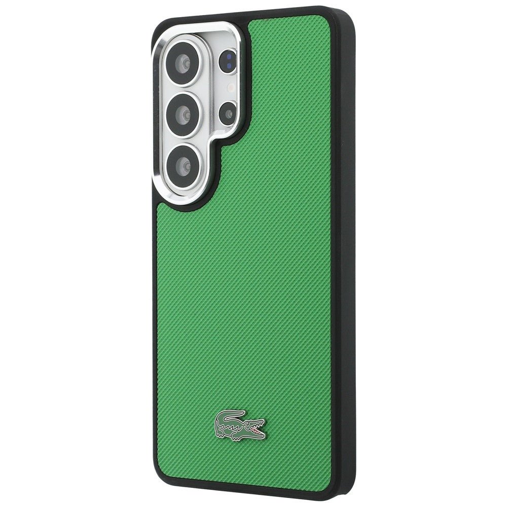 Lacoste Samsung Galaxy S26 Ultra - Σκληρή Θήκη με Πλαίσιο Σιλικόνης - Full Wrap Petit Pique MagSafe - Green