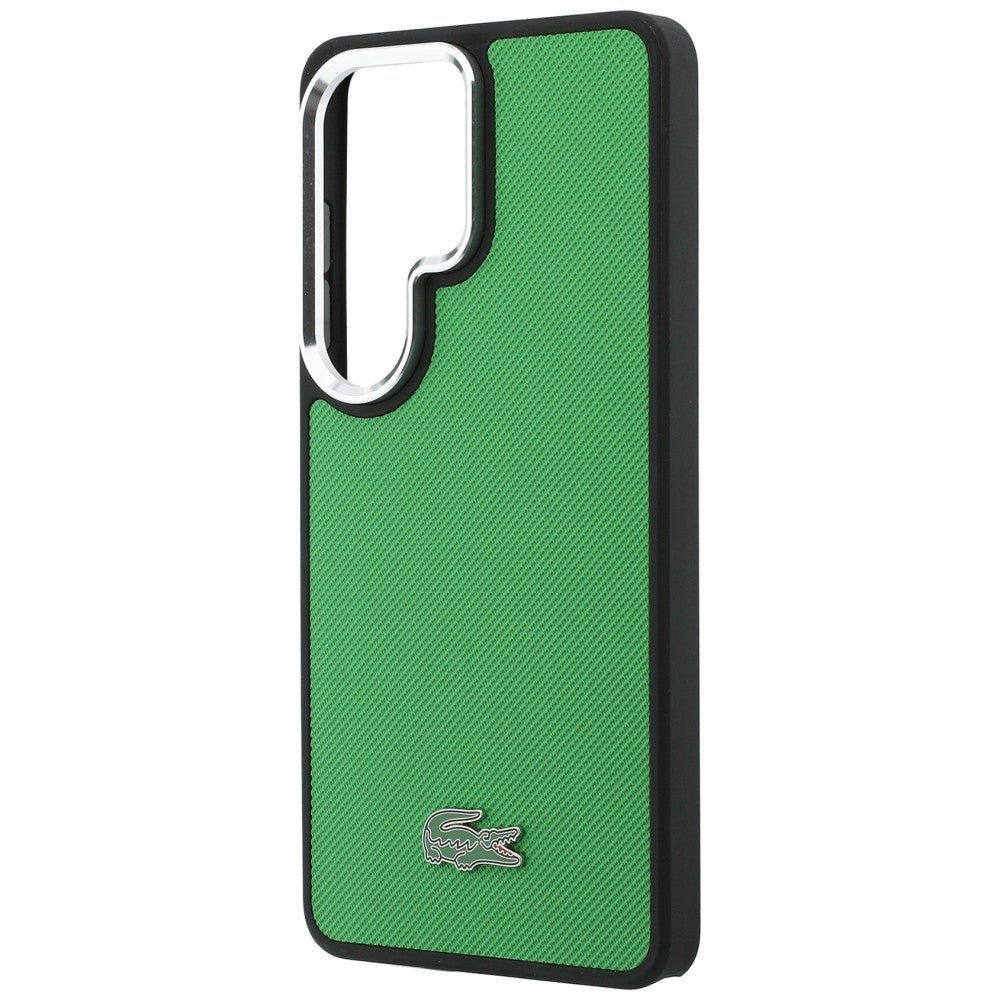 Lacoste Samsung Galaxy S26 Ultra - Σκληρή Θήκη με Πλαίσιο Σιλικόνης - Full Wrap Petit Pique MagSafe - Green