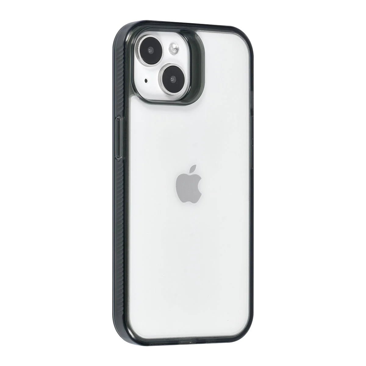 Tuniq iPhone 15 - Σκληρή Θήκη με Πλαίσιο Σιλικόνης - Ημιδιάφανο Μαύρο / Διάφανο