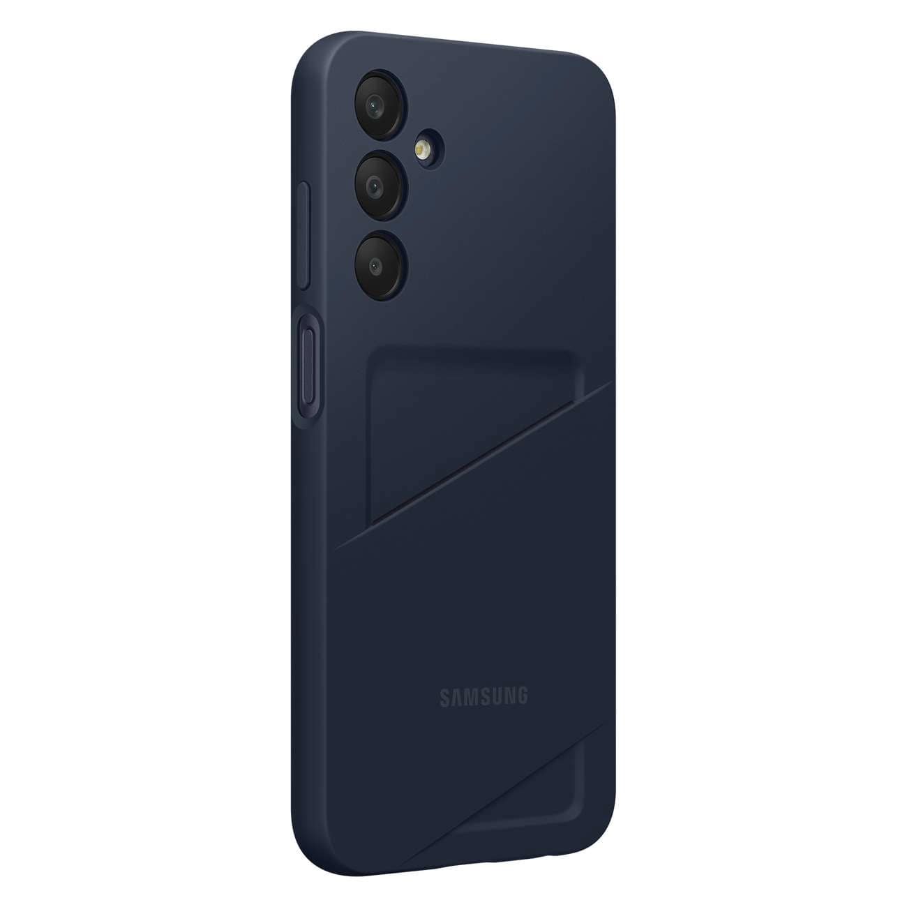 Samsung Card Slot Cover Samsung Galaxy A25 5G Θήκη Σιλικόνης με Υποδοχή για Κάρτα - Blue Black - EF - OA256TBEGWW
