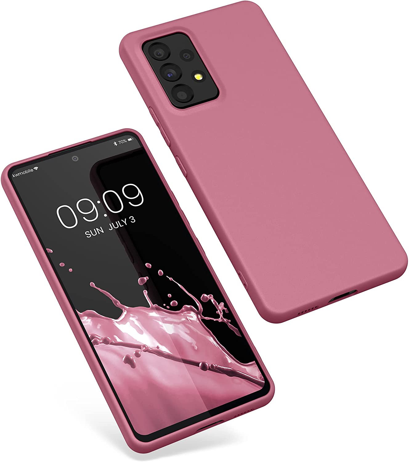 KW Samsung Galaxy A53 5G Θήκη Σιλικόνης TPU - Deep Rusty Rose - 57808.167