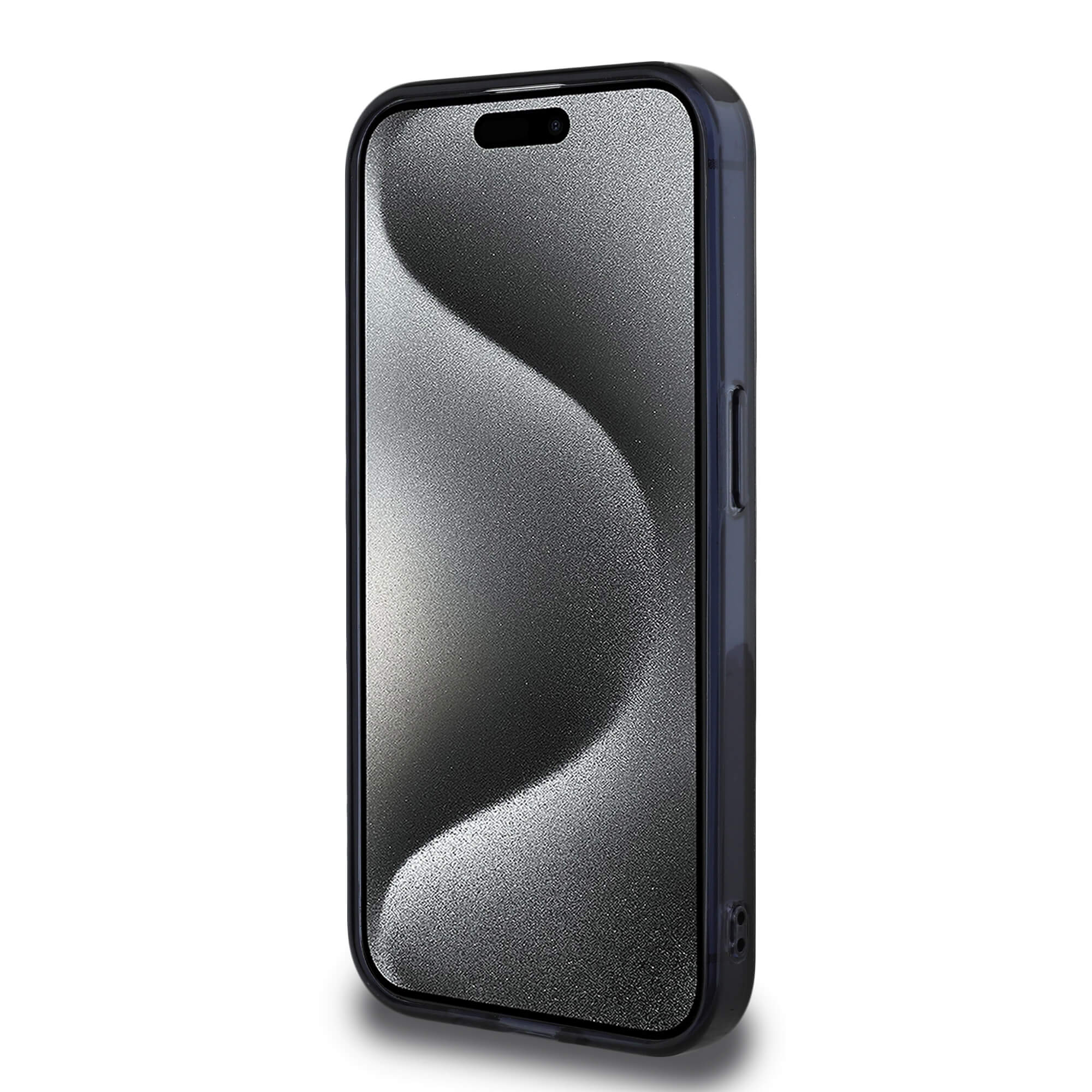 Red Bull iPhone 15 Pro - IML Two Bulls - MagSafe Σκληρή Θήκη με Πλαίσιο Σιλικόνης - Navy - RBHMP15L24HIDBV