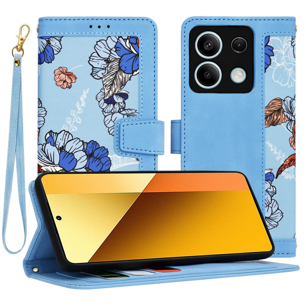 Techsuit Xiaomi Redmi Note 13 5G - FlipCraft - Θήκη Πορτοφόλι από Δερματίνη - Vibrant Blue