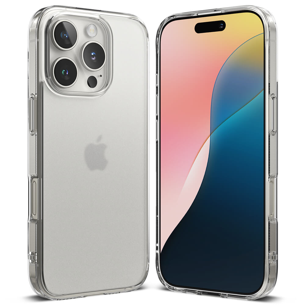 Ringke iPhone 16 Pro Max Fusion Σκληρή Θήκη με Πλαίσιο Σιλικόνης - Ματ Διάφανη