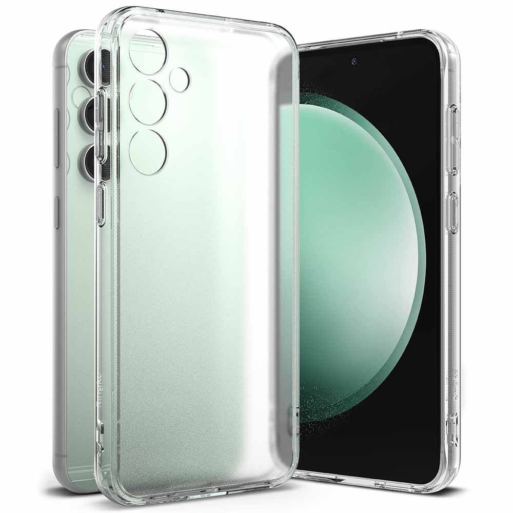 Ringke Samsung Galaxy S23 FE Fusion Σκληρή Θήκη με Πλαίσιο Σιλικόνης - Ματ Διάφανη