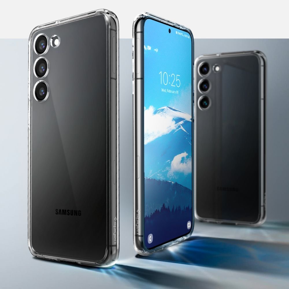 Spigen Samsung Galaxy S23+ Σκληρή Θήκη με Πλαίσιο Σιλικόνης Ultra Hybrid - Crystal Clear
