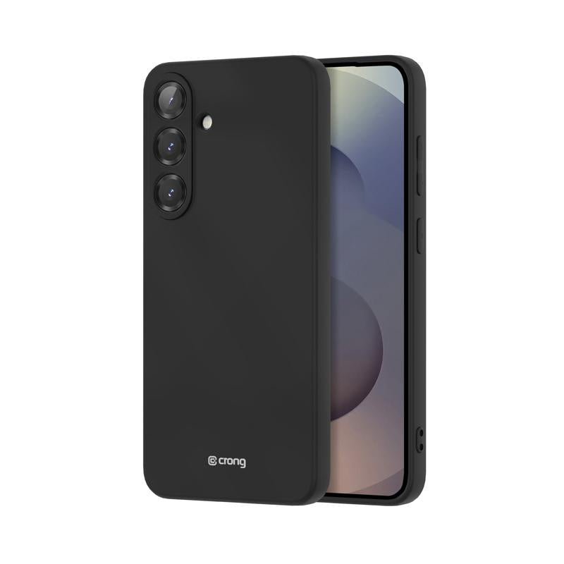 Crong Samsung Galaxy S25 Color Cover Θήκη Σιλικόνης - Black