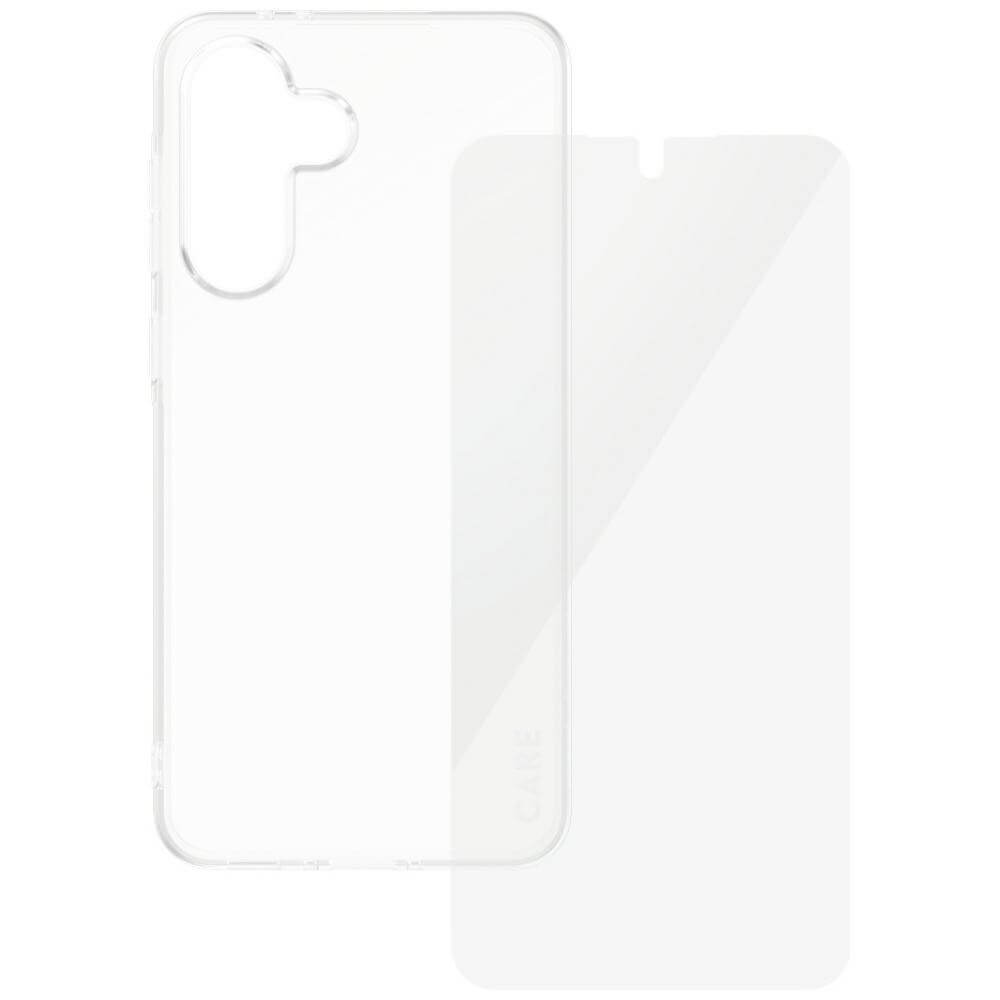 Care by PanzerGlass Samsung Galaxy A56 5G - Fashion 2in1 Σετ με 1 Αντιχαρακτικό Γυαλί Οθόνης και 1 Θήκη Σιλικόνης - Clear