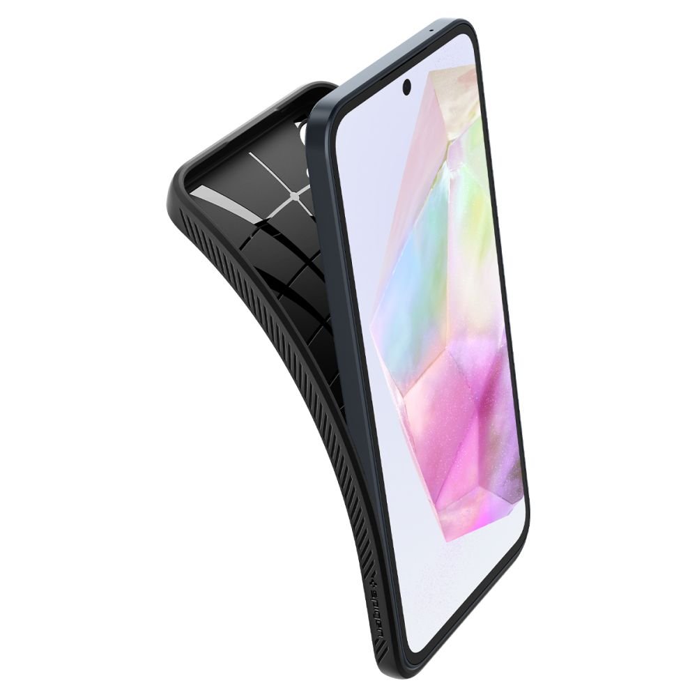 Spigen Samsung Galaxy A35 5G Liquid Air Θήκη Σιλικόνης - Matte Black