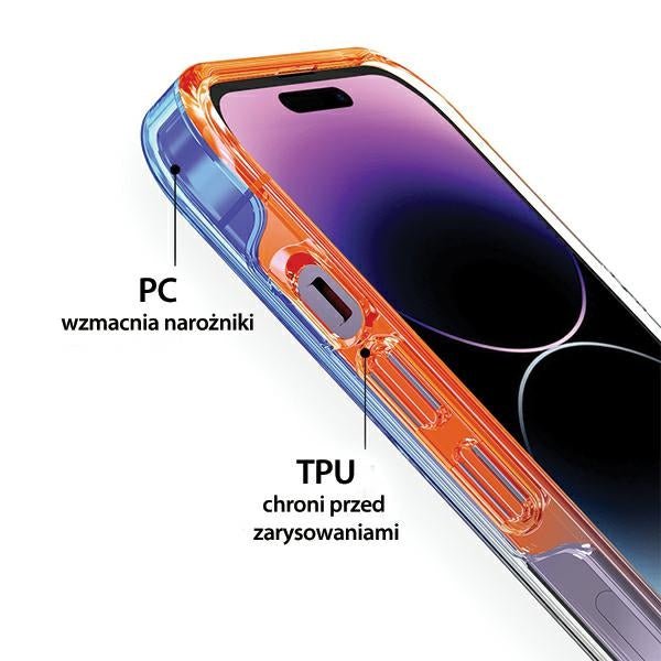 Araree iPhone 13 / 14 / 15 Duple M Σκληρή Θήκη με Πλαίσιο Σιλικόνης και MagSafe - Διάφανη