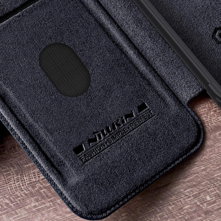 Nillkin iPhone 15 Qin Pro Leather Θήκη Βιβλίο με Κάλυμμα για την Κάμερα - Black