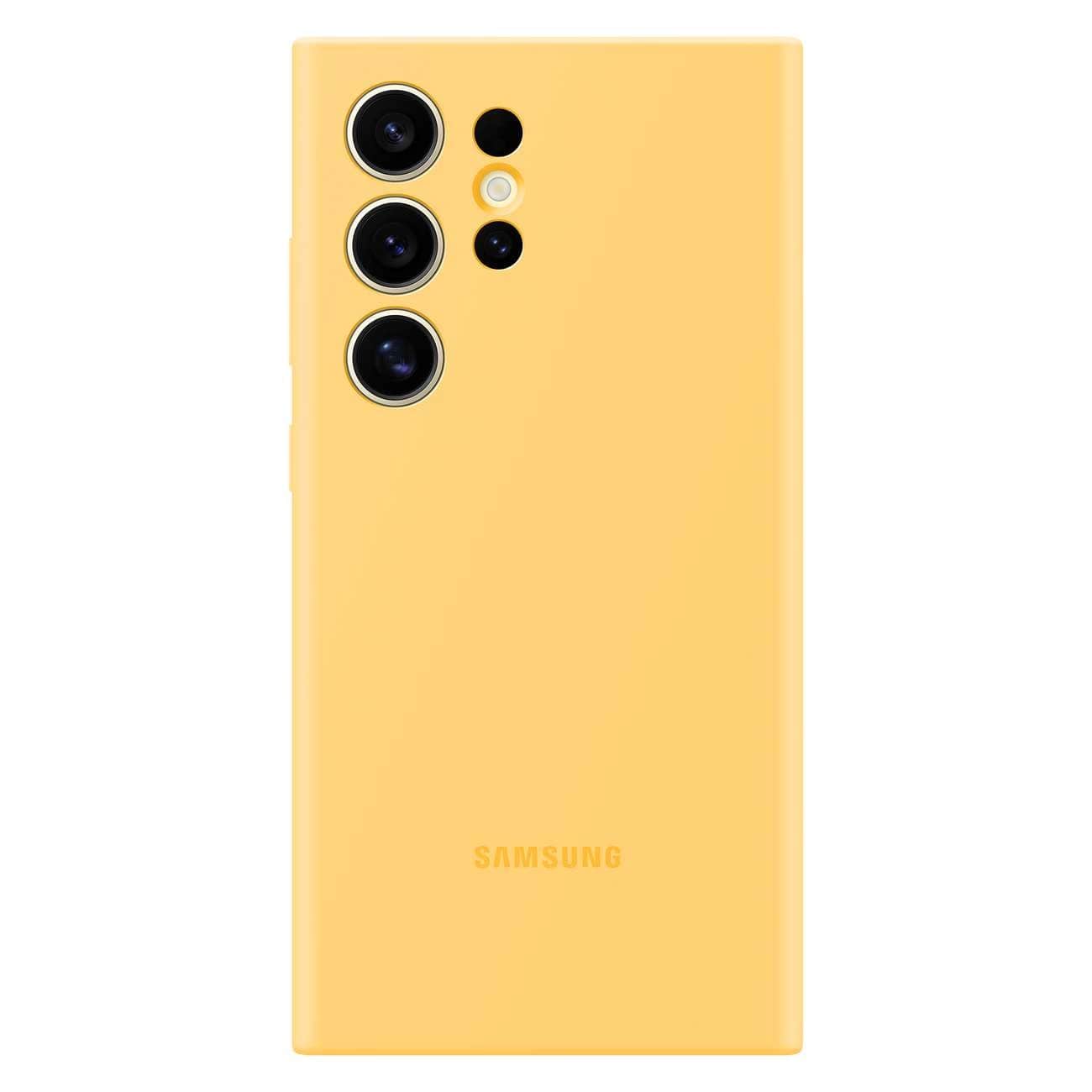 Samsung Silicone Cover Samsung Galaxy S24 Ultra Θήκη Σιλικόνης - Yellow - EF - PS928TYEGWW