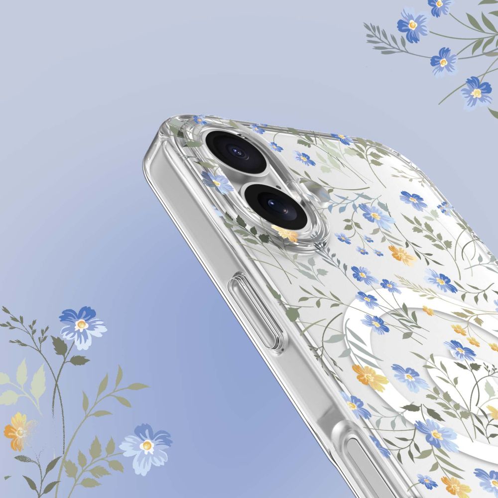 Tech - Protect iPhone 16 MagMood - Σκληρή Θήκη με Πλαίσιο Σιλικόνης και MagSafe - Spring Flowers