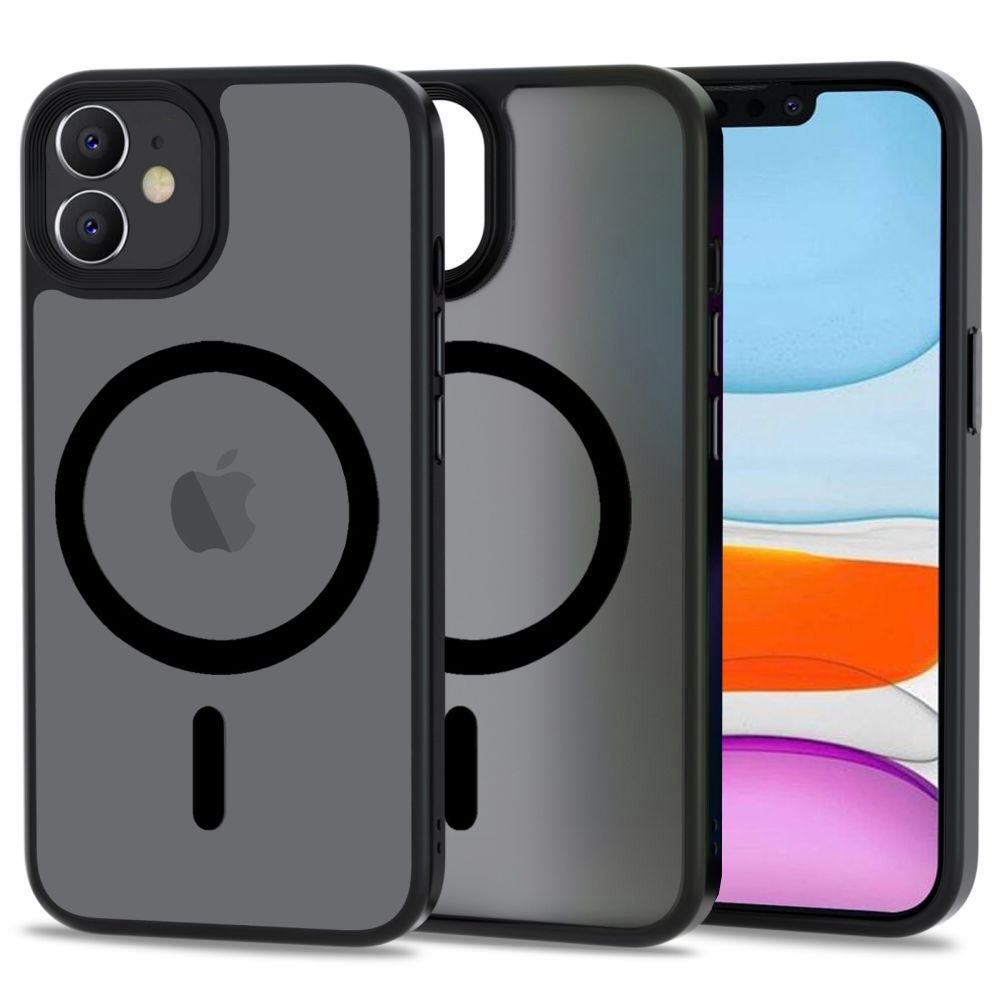 Tech - Protect iPhone 11 MagMat Σκληρή Θήκη με Πλαίσιο Σιλικόνης και MagSafe - Matte Black