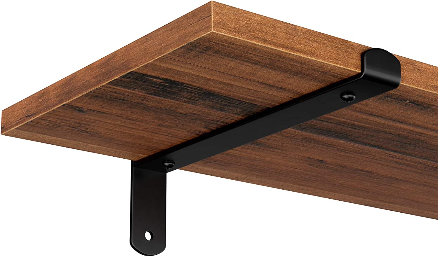 Songmics Σετ 2 Διακοσμητικά Ράφια - ‎Brown / Black - LWS04NB