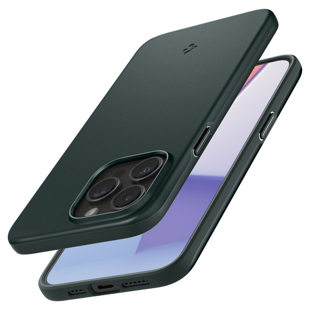 Spigen iPhone 15 Pro Thin Fit Σκληρή Θήκη - Abyss Green