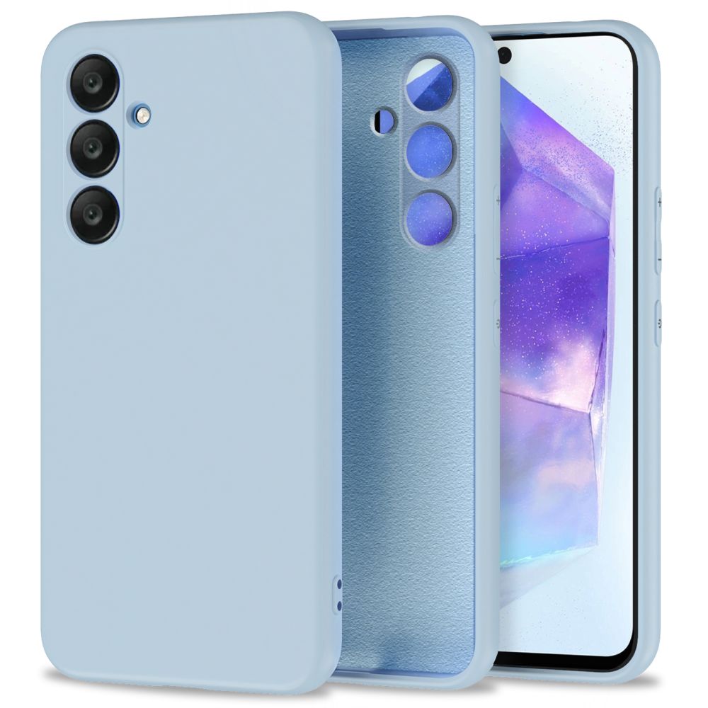 Tech - Protect Samsung Galaxy A55 5G Icon Θήκη Σιλικόνης Rubber TPU - Sky Blue