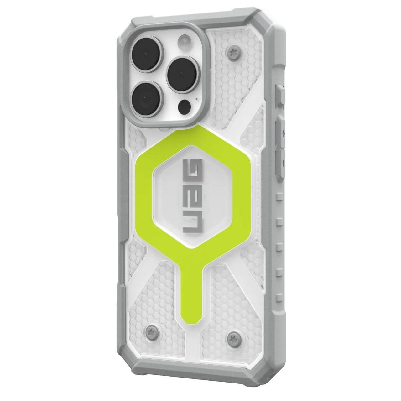 UAG iPhone 16 Pro Max Pathfinder Clear MagSafe Σκληρή Θήκη με MagSafe - Active Neon