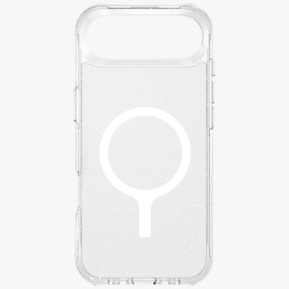 Uniq iPhone Air - LifePro Xtreme Magclick - Σκληρή Θήκη με Πλαίσιο Σιλικόνης και MagSafe - Clear / Glitter