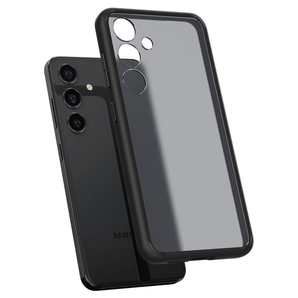 Spigen Samsung Galaxy S24 Σκληρή Θήκη με Πλαίσιο Σιλικόνης Ultra Hybrid - Frost Black