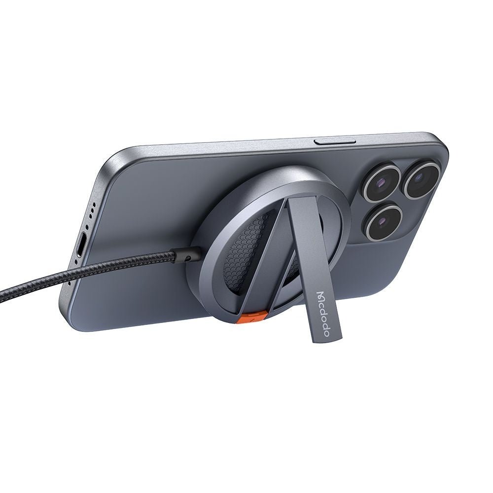 Mcdodo Μαγνητικός Ασύρματος Φορτιστής MagSafe 15W με Ενσωματωμένο Stand - CH - 5500 - Grey